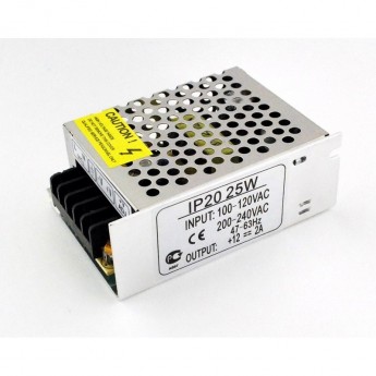 Блок питания ECOLA LED STRIP POWER SUPPLY B2L025ESB для светодиодной ленты 25W 220V-12V IP20