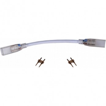 Гибкий соединитель ECOLA LED STRIP 220V CONNECTOR END CAP SCVM14ESB лента-лента 4-х конт с разъемами для ленты IP68 RGB 14x7