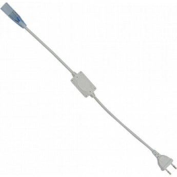 Кабель питания ECOLA LED STRIP 220V CONNECTOR END CAP SCJN14ESB 150мм с муфтой и разъемом IP68 для ленты 14x7