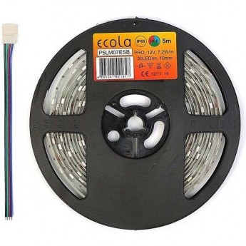 Однотонная светодиодная лента ECOLA LED STRIP PRO P2LW07ESB на катушке 5м