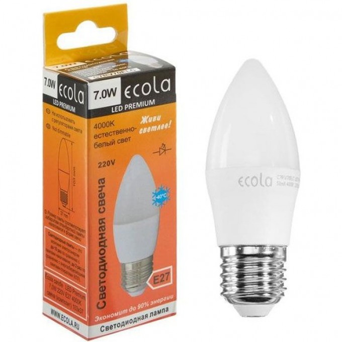 Светодиодная лампа ECOLA CANDLE LED C4EW42ELC