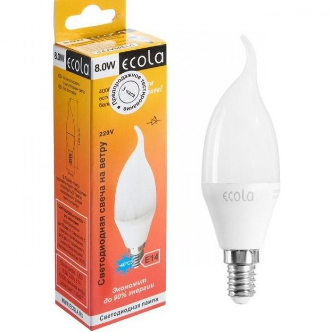 Светодиодная лампа ECOLA CANDLE LED C4YV60ELC