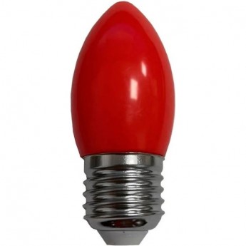 Светодиодная лампа ECOLA CANDLE LED COLOR C7TR20ELY 2,0W 220V E27 Красная Светодиодная лампа ECOLA CANDLE LED COLOR C7TR20ELY 2,0W 220V E27 Красная