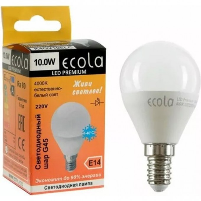 Светодиодная лампа ECOLA GLOBE LED K4GV82ELC