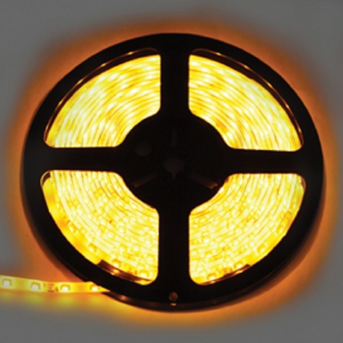 Светодиодная лента ECOLA LED strip 220V STD 14,4W/m IP68 14x7 60Led/m Yellow 100м. SA1Y14ESB