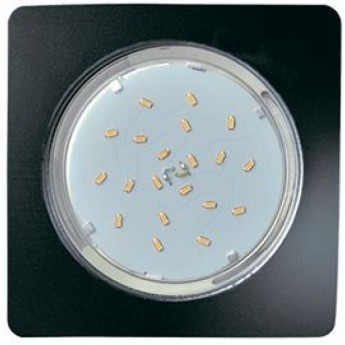 Встраиваемый светильник ECOLA 5357 GX53 Черный