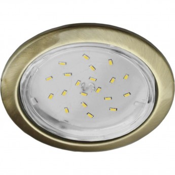 Встраиваемый светильник ECOLA GX53 H4 FN53P2ECB черненая бронза